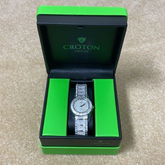 Croton Women’s Balliamo Crystal Quartz Watch NEW in Box **READ main image 5